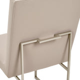 Marin Greige Dining Side Chair from Michael Amini - Luna Furniture