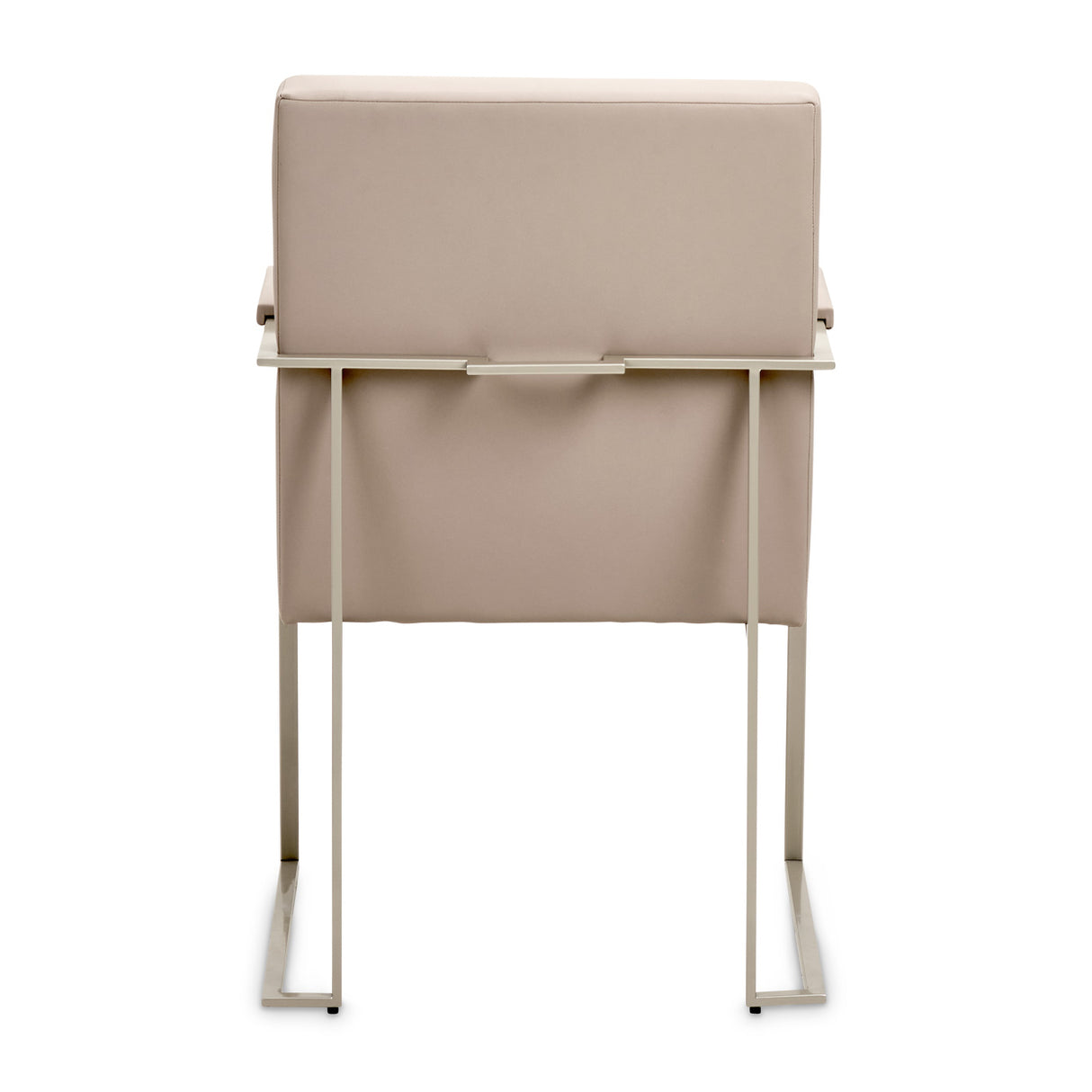 Marin Greige Dining Arm Chair from Michael Amini - Luna Furniture