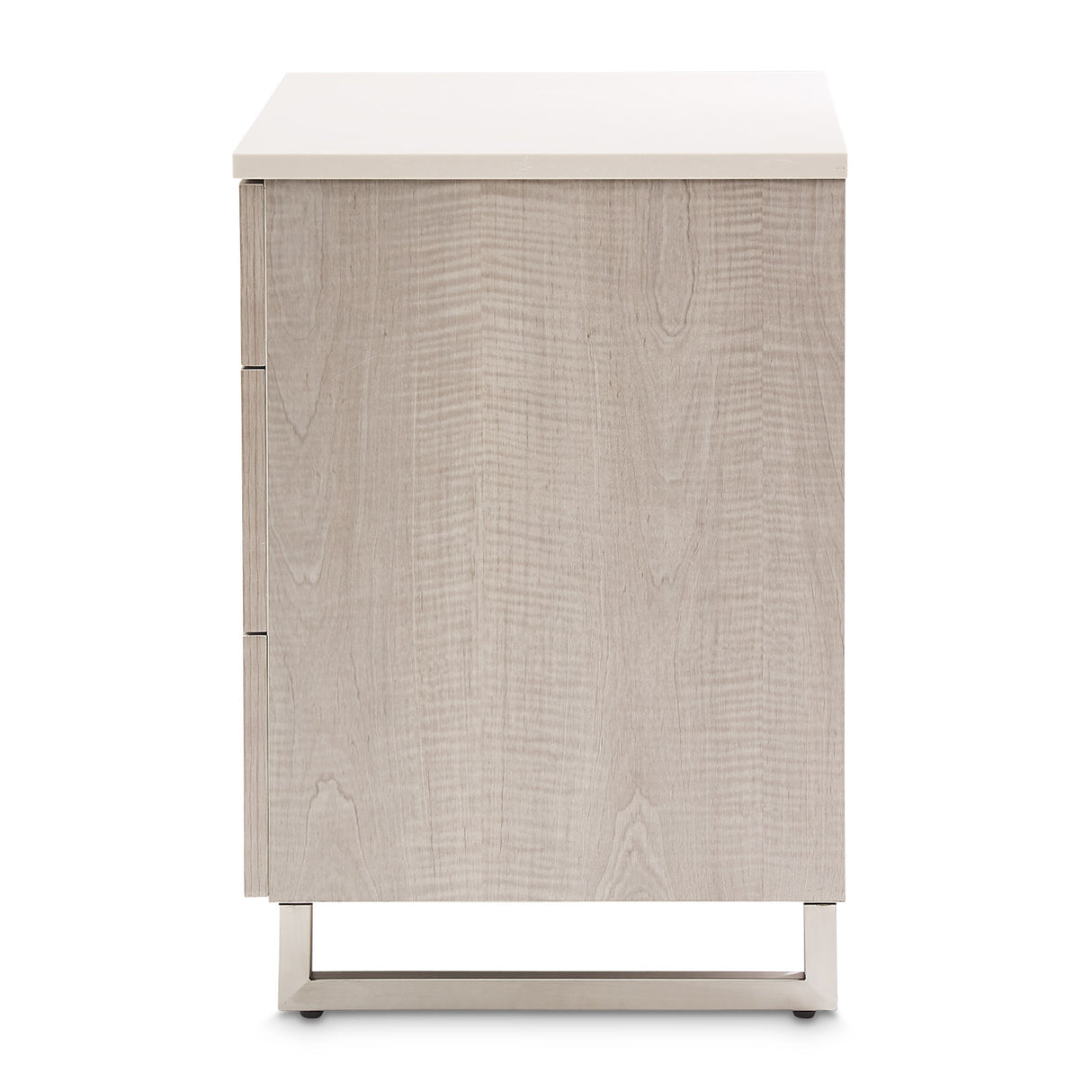Marin Greige Nightstand from Michael Amini - Luna Furniture