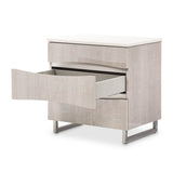 Marin Greige Nightstand from Michael Amini - Luna Furniture