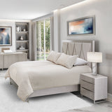 Marin Greige Nightstand from Michael Amini - Luna Furniture