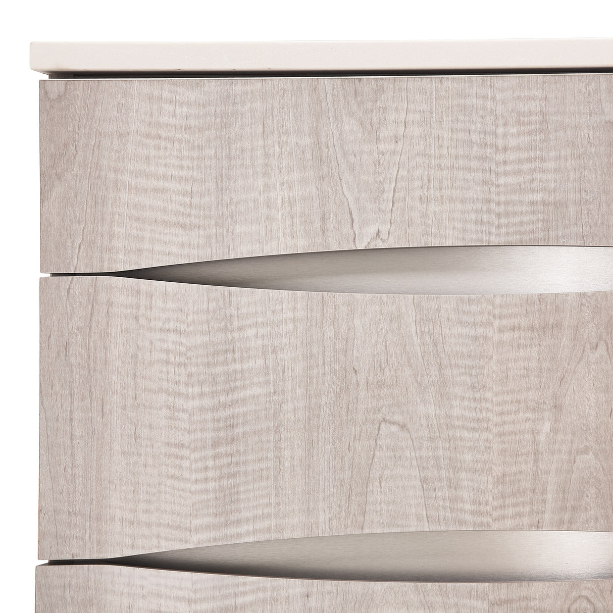Marin Greige Nightstand from Michael Amini - Luna Furniture