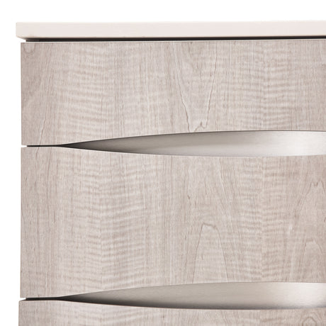 Marin Greige Nightstand from Michael Amini - Luna Furniture