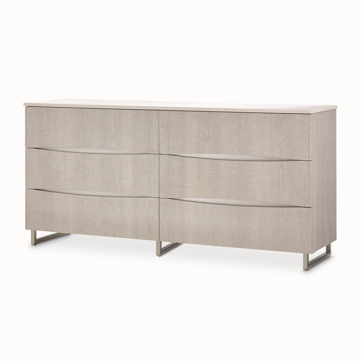 Marin Greige Dresser from Michael Amini - Luna Furniture
