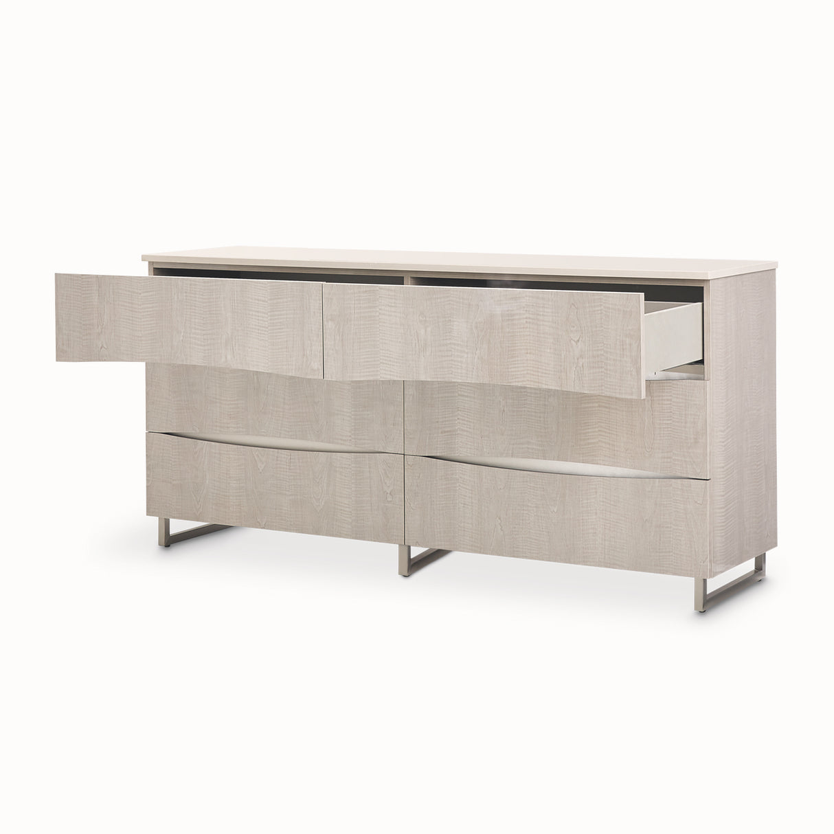 Marin Greige Dresser from Michael Amini - Luna Furniture