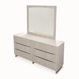 Marin Greige Dresser from Michael Amini - Luna Furniture