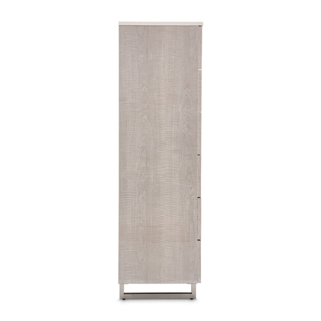 Marin Greige 6-drawer Chest from Michael Amini - Luna Furniture