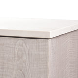 Marin Greige 6-drawer Chest from Michael Amini - Luna Furniture