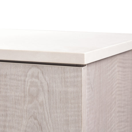 Marin Greige 6-drawer Chest from Michael Amini - Luna Furniture