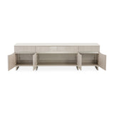 Marin Greige Media Cabinet from Michael Amini - Luna Furniture