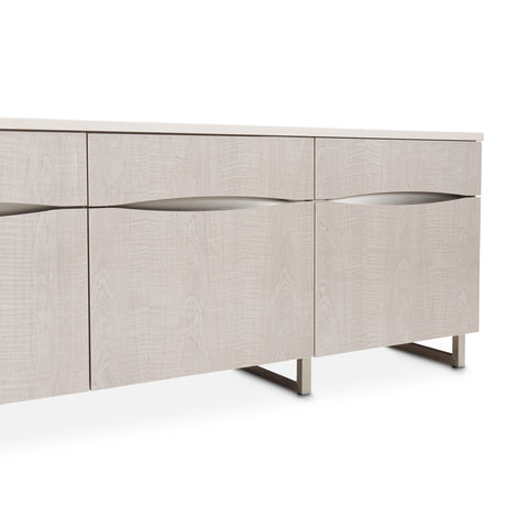 Marin Greige Media Cabinet from Michael Amini - Luna Furniture