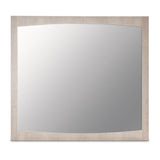Marin Greige Wall Mirror from Michael Amini - Luna Furniture