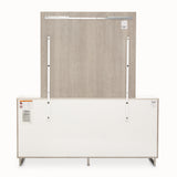 Marin Greige Dresser With Mirror from Michael Amini - Luna Furniture