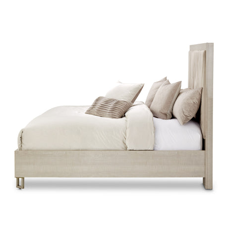 Marin Greige Queen Panel Bed (3 Pc) from Michael Amini - Luna Furniture