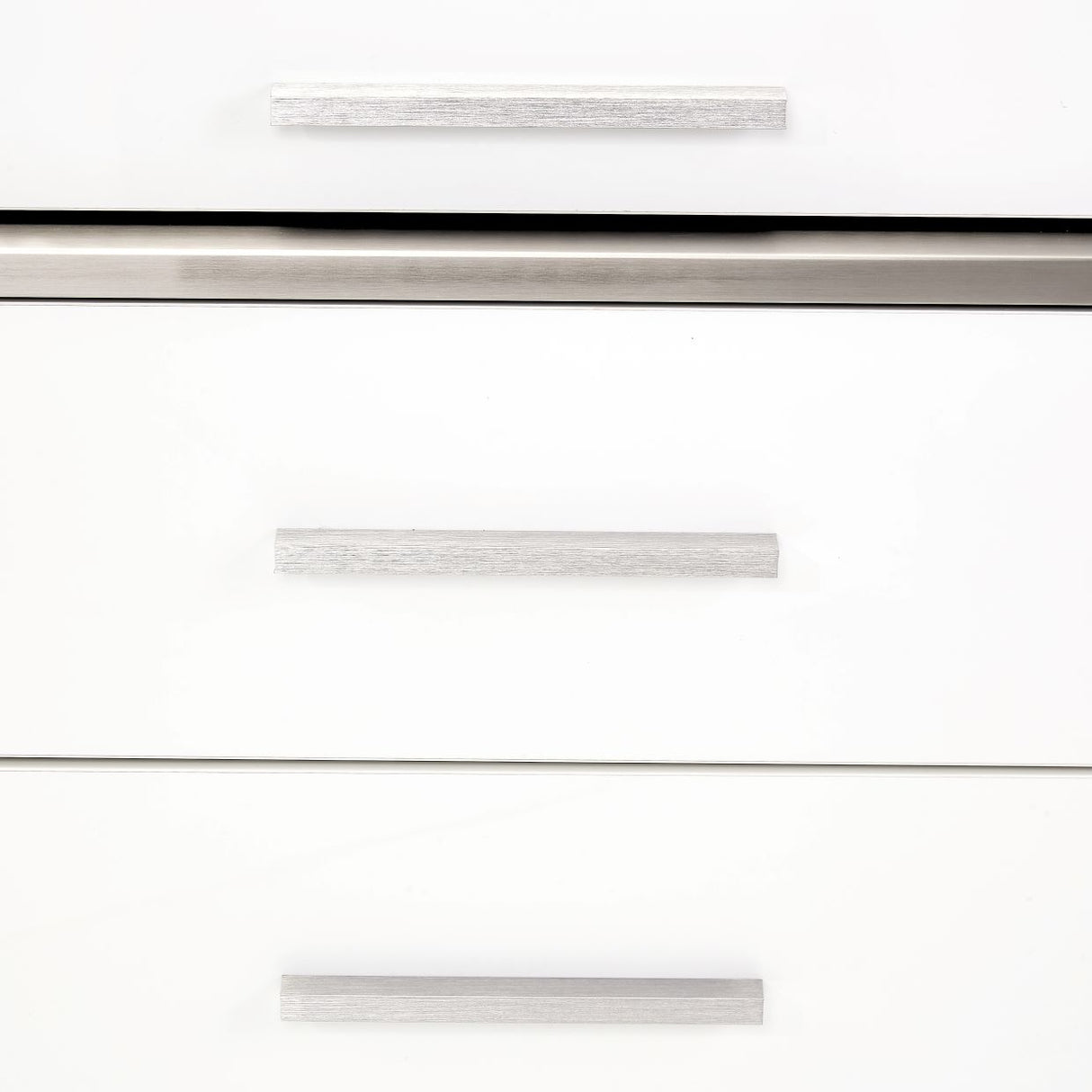 Marquee Cloud White 3-drawer Nightstand from Michael Amini - Luna Furniture