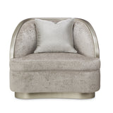 Lanna Silver Mist Matching Chair from Michael Amini - Luna Furniture