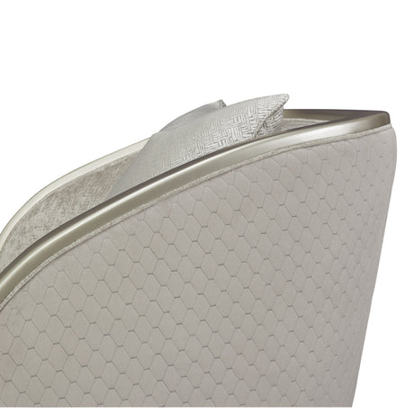 Lanna Silver Mist Matching Chair from Michael Amini - Luna Furniture