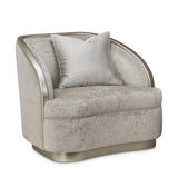 Lanna Silver Mist Matching Chair from Michael Amini - Luna Furniture