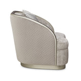 Lanna Silver Mist Matching Chair from Michael Amini - Luna Furniture