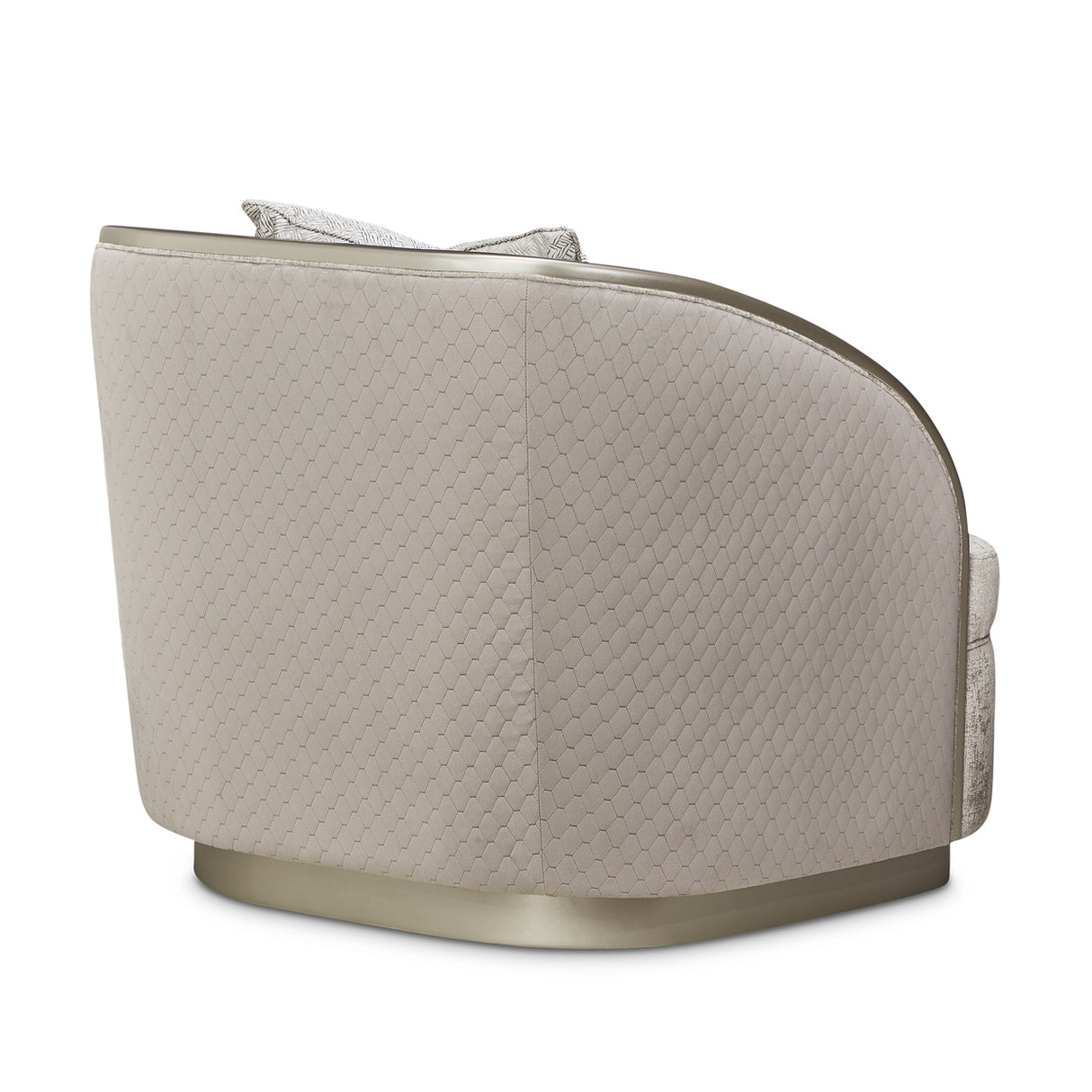 Lanna Silver Mist Matching Chair from Michael Amini - Luna Furniture