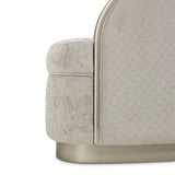 Lanna Silver Mist Matching Chair from Michael Amini - Luna Furniture
