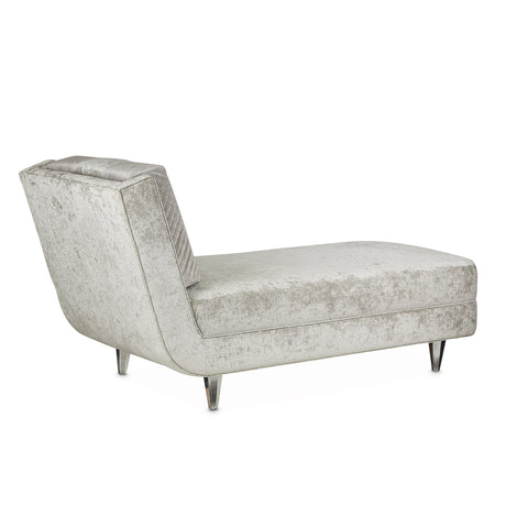 Lanna Silver Mist Chaise from Michael Amini - Luna Furniture