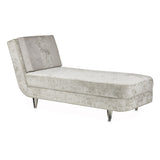 Lanna Silver Mist Chaise from Michael Amini - Luna Furniture