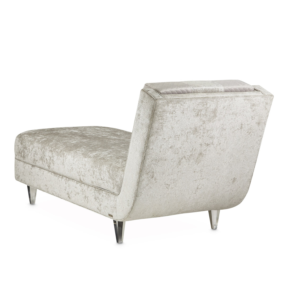 Lanna Silver Mist Chaise from Michael Amini - Luna Furniture