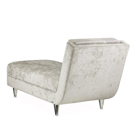 Lanna Silver Mist Chaise from Michael Amini - Luna Furniture