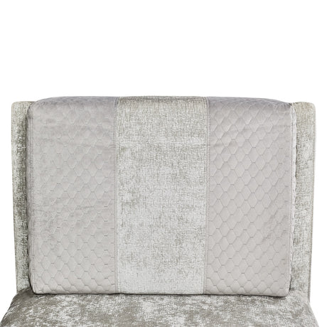 Lanna Silver Mist Chaise from Michael Amini - Luna Furniture
