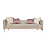 Linea Silver Mist Sofa from Michael Amini - Luna Furniture