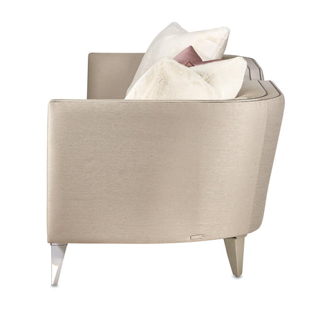 Linea Silver Mist Sofa from Michael Amini - Luna Furniture