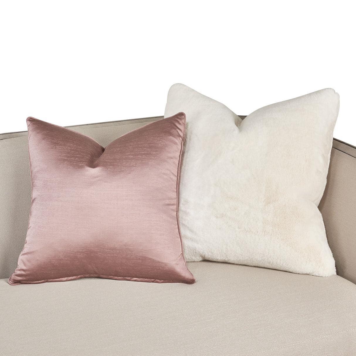 Linea Silver Mist Sofa from Michael Amini - Luna Furniture