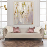 Linea Silver Mist Sofa from Michael Amini - Luna Furniture