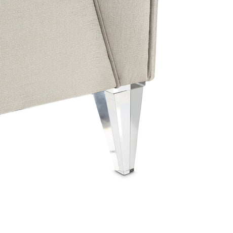 Linea Silver Mist Matching Chair from Michael Amini - Luna Furniture