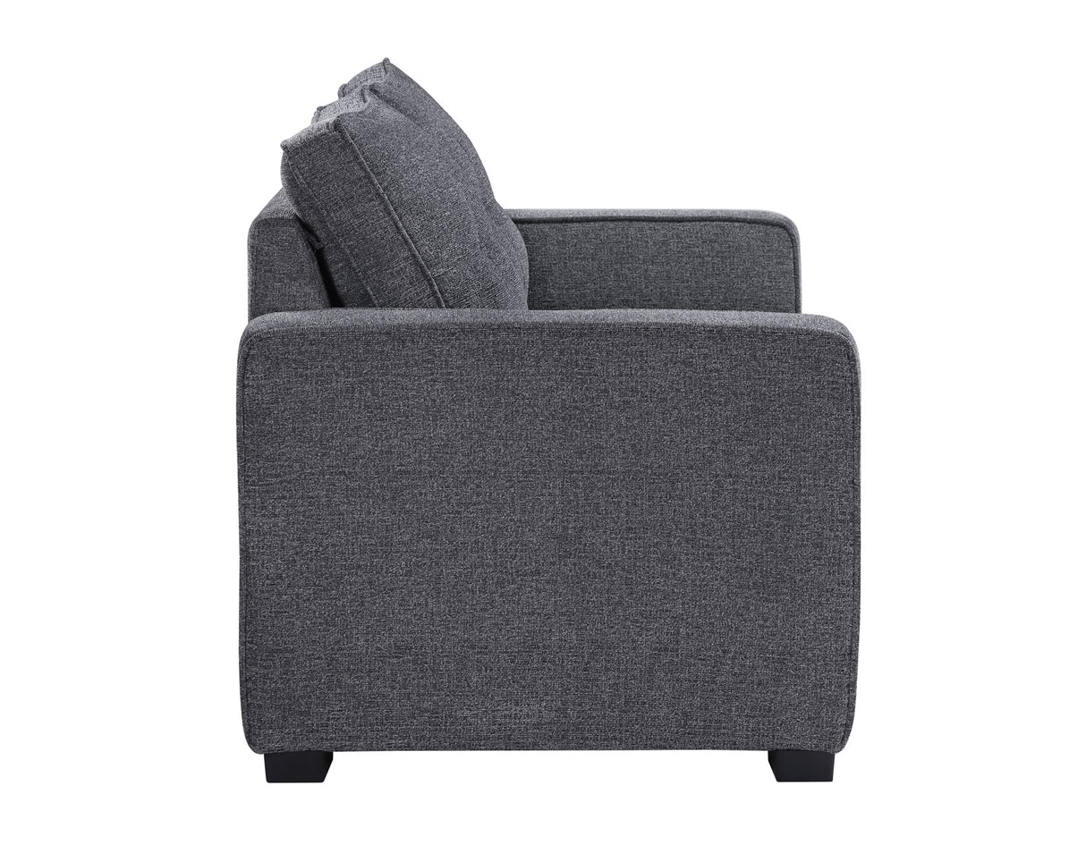 Noah Convertible Sleeper Loveseat, Gray from Steve Silver - Luna Furniture