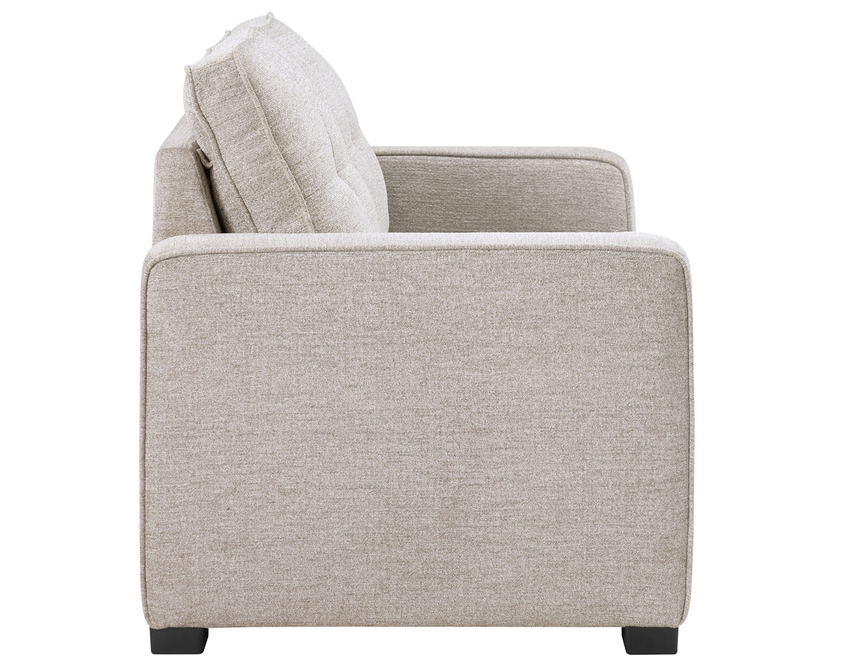 Noah Convertible Sleeper Loveseat, Tan from Steve Silver - Luna Furniture
