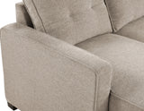 Noah Convertible Sleeper Loveseat, Tan from Steve Silver - Luna Furniture