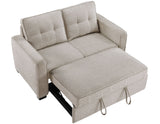 Noah Convertible Sleeper Loveseat, Tan from Steve Silver - Luna Furniture