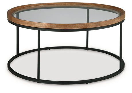 Noraluna Medium Brown Coffee Table from Ashley Furniture - Luna Furniture