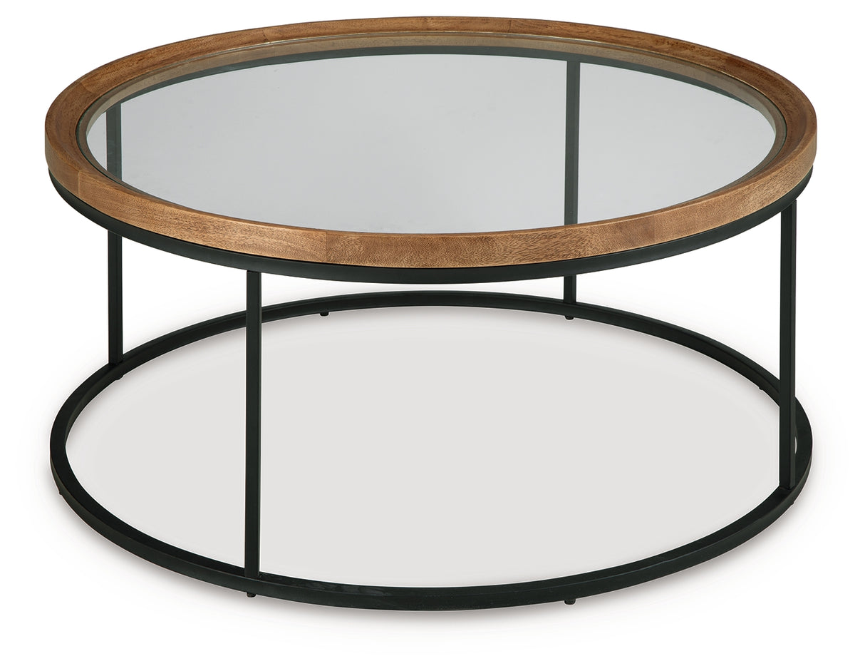 Noraluna Medium Brown Coffee Table from Ashley Furniture - Luna Furniture