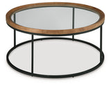 Noraluna Medium Brown Coffee Table from Ashley Furniture - Luna Furniture