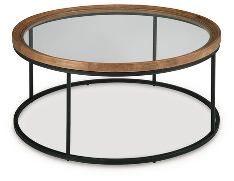 Noraluna Medium Brown Coffee Table from Ashley Furniture - Luna Furniture