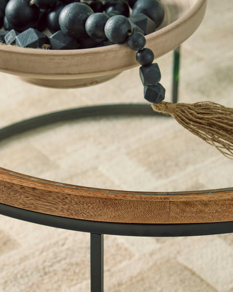 Noraluna Medium Brown Coffee Table from Ashley Furniture - Luna Furniture