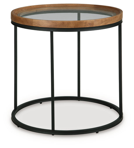Noraluna Medium Brown End Table from Ashley - Luna Furniture