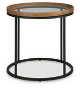 Noraluna Medium Brown End Table from Ashley - Luna Furniture