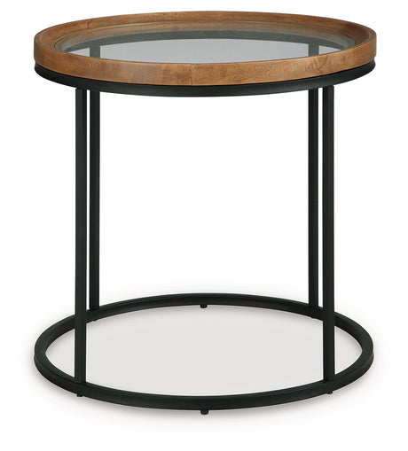 Noraluna Medium Brown End Table from Ashley - Luna Furniture