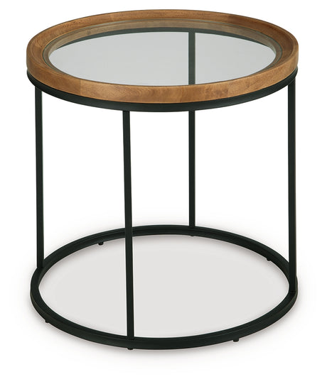 Noraluna Medium Brown End Table from Ashley - Luna Furniture