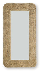 Norigan Natural Floor Mirror from Ashley - Luna Furniture