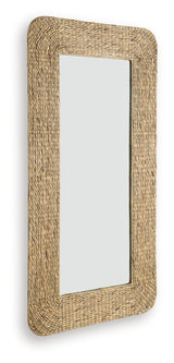 Norigan Natural Floor Mirror from Ashley - Luna Furniture